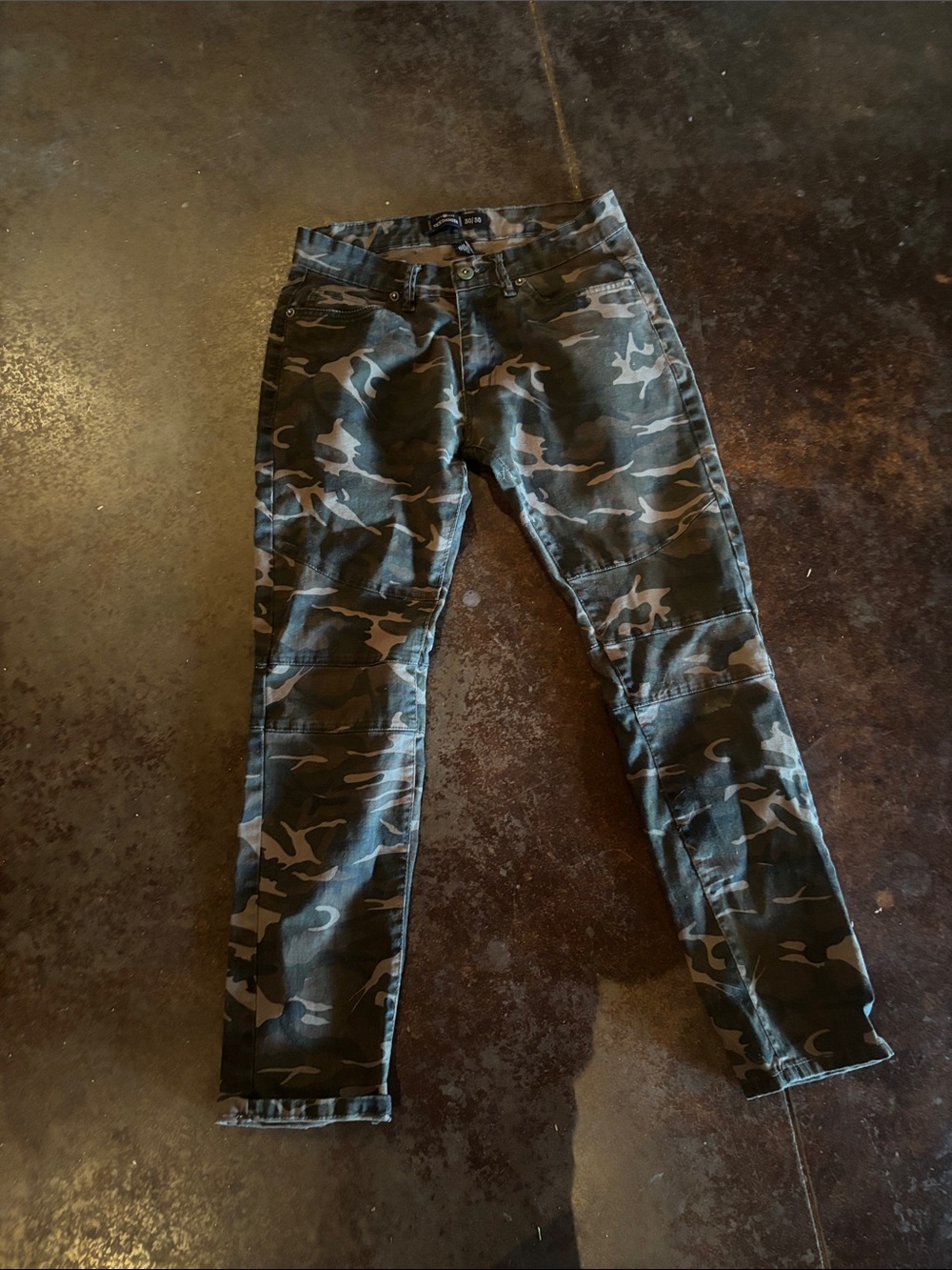 Men's Camo Slim Fit Jeans - nick danger